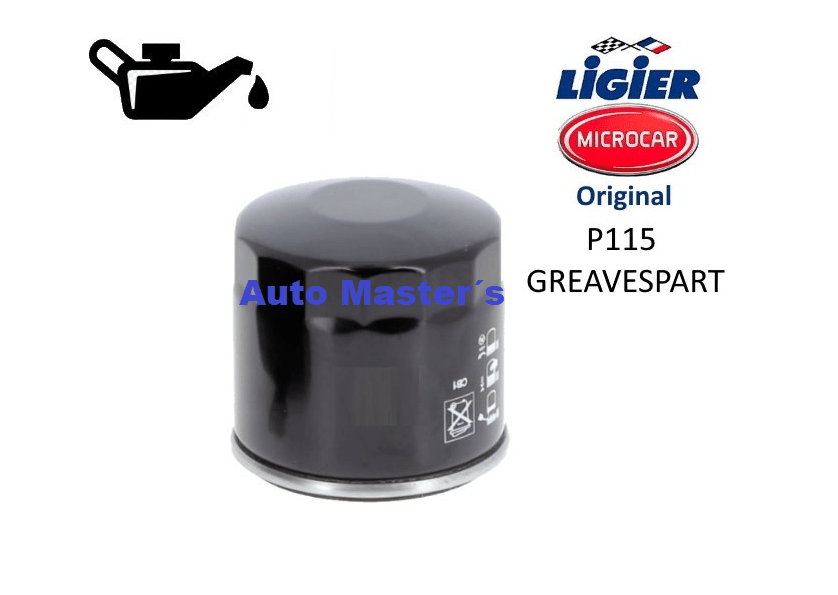 Filtro aceite Ligier P115